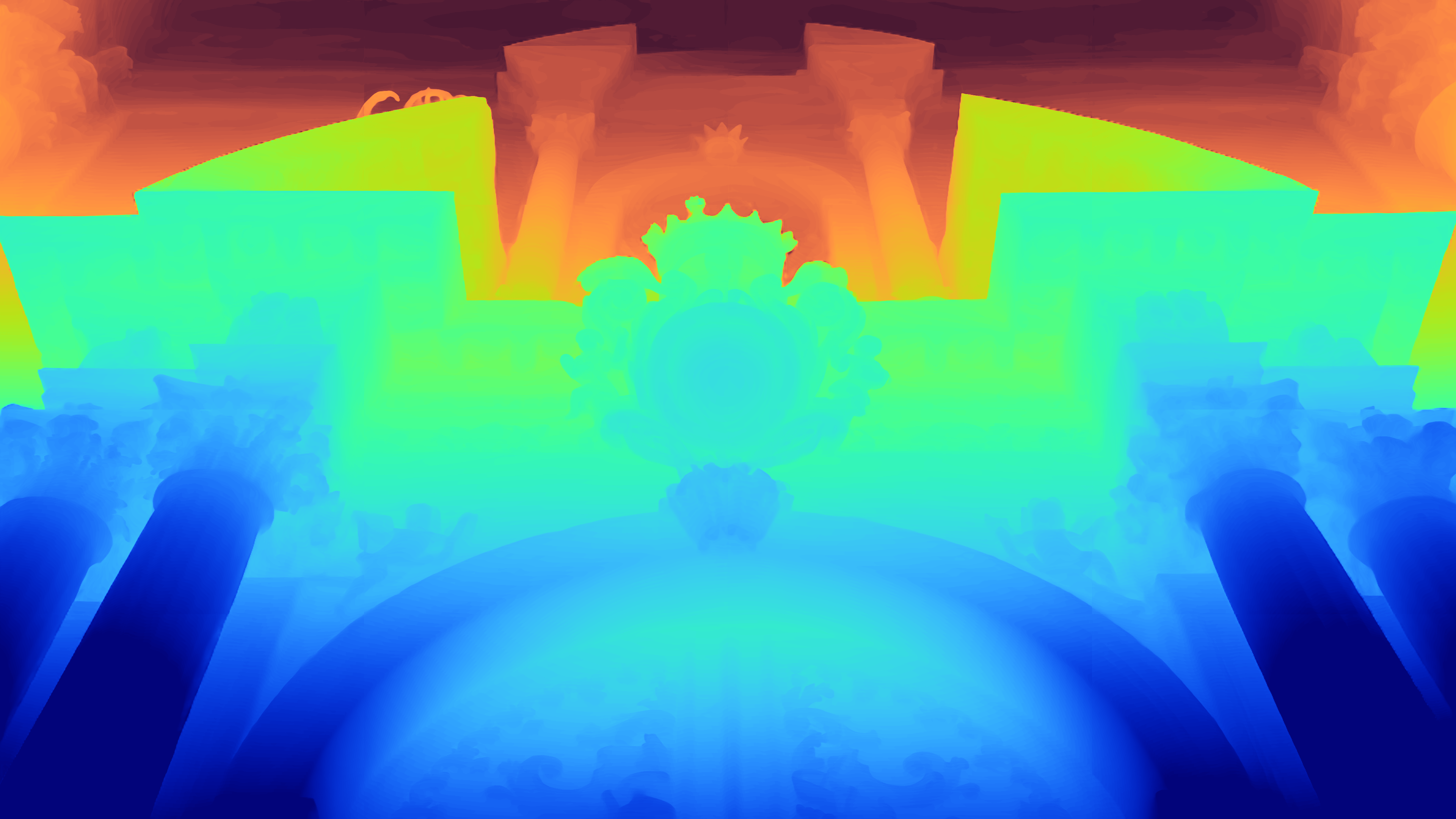 Depth Prediction (Scene 2)